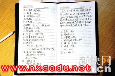 网友爆出秘密帐本：华南虎调查队可能受贿(图)