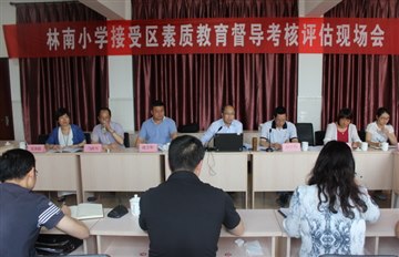 林南小学接受我区教育督导室素…