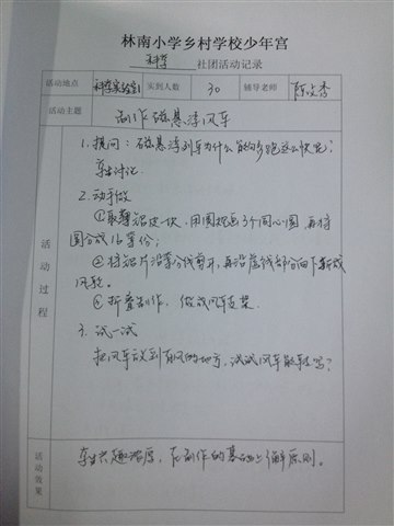 科学社团活动记录3