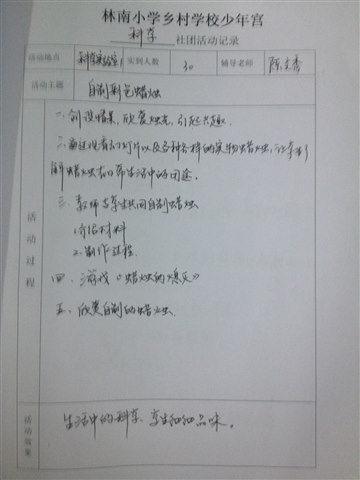 科学社团活动记录6