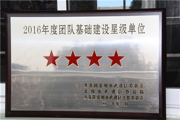 2016年度团队基础建设星级单位