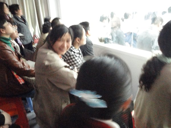 班主任在观摩会现场