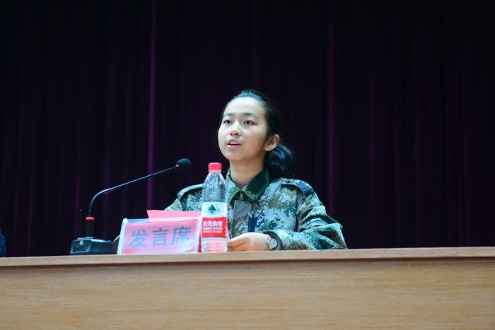 军号已经吹响，梦想扬帆起航——我校举行2017级高一新生军训开营仪式