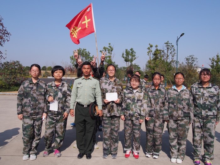 高一（12）班_青春_荣耀_无悔！_感谢教官，再见教官。