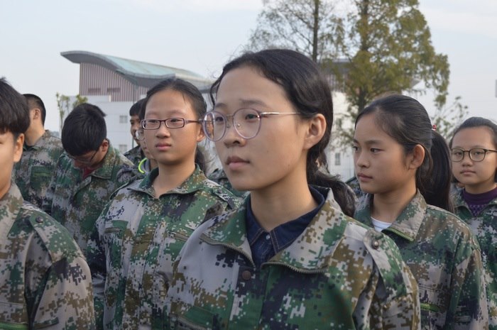 高一七班{会操比赛结束啦，很开心！}