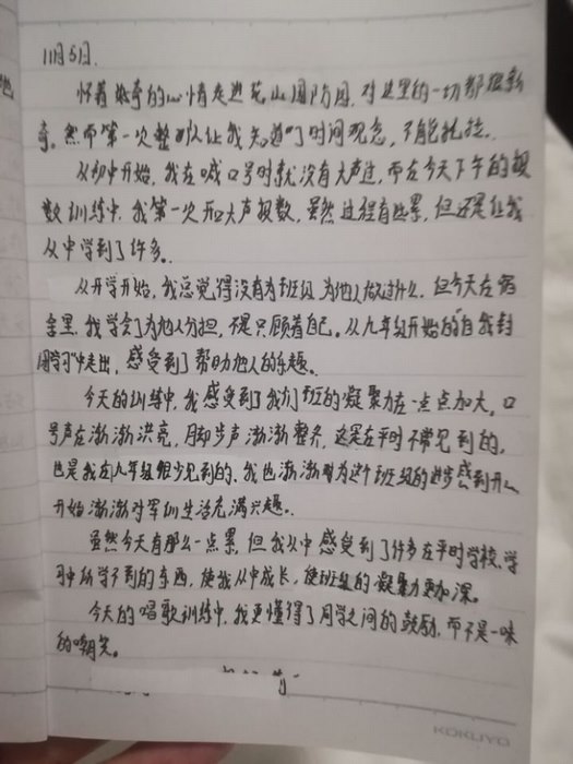 高一七班：飞扬的文字