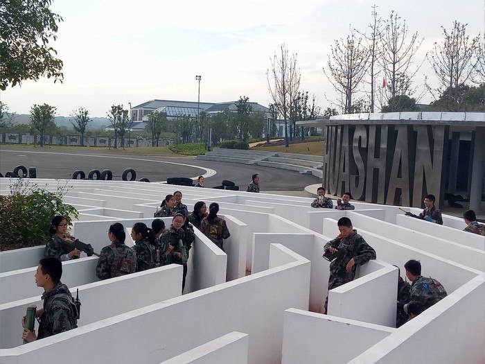 高一（1）班_军训拓展训练