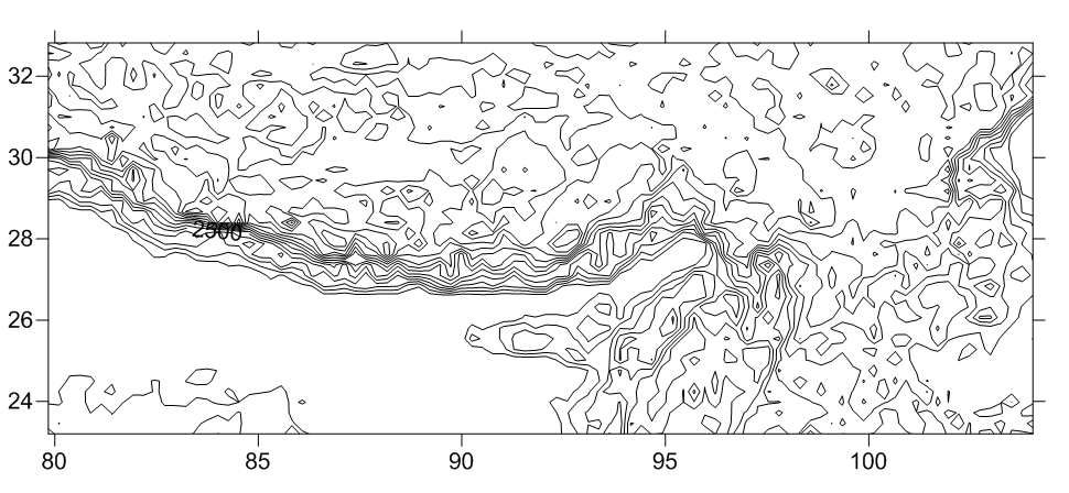global_mapper、surfer和google_earth结合制作的等高线
