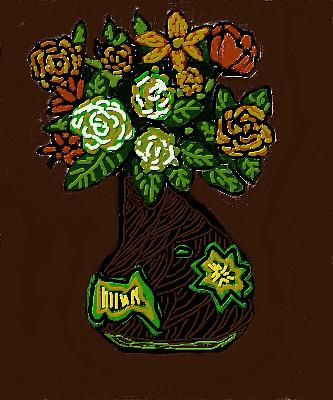 《瓶花》三（3）班丁如.JPG