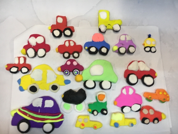 软陶作品 汽车party.jpg