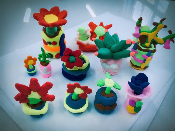 软陶作品 花.JPG