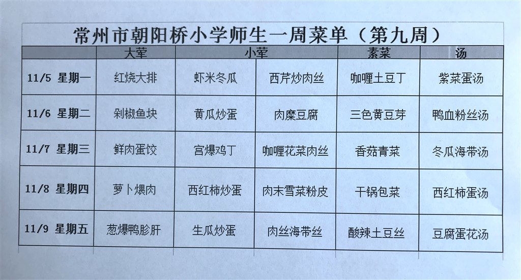 朝阳桥小学一周菜单（第九周）.jpg