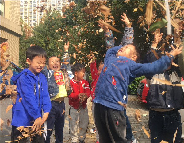 落叶散文诗欣赏活动妙趣横生，助幼儿学语言