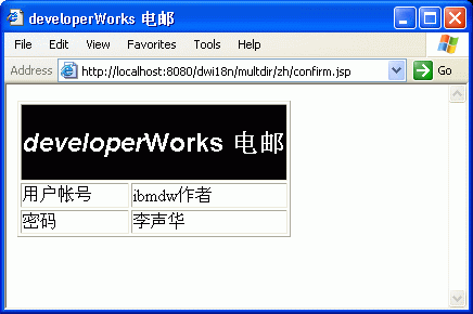 中文的确认页面
