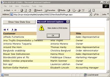 Figure 4 Retrieve ViewState String