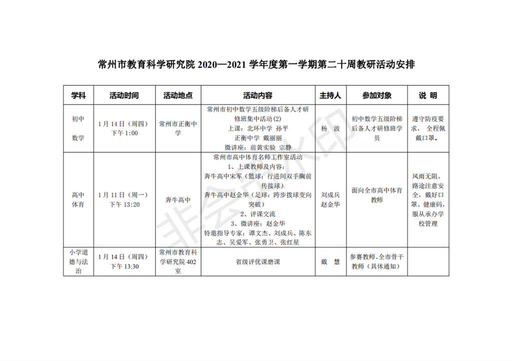 常州市教育科学研究院2020—2021学年度第一学期第二十周教研活动安排_00.png