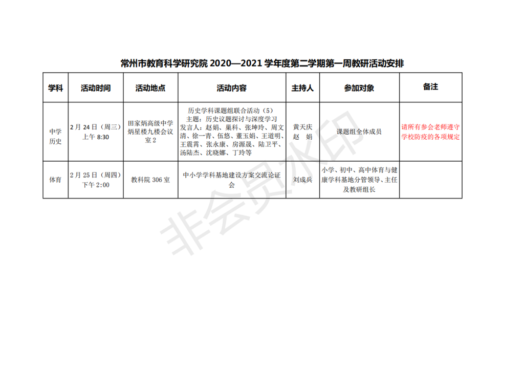 常州市教育科学研究院2020—2021学年度第二学期第一周教研活动安排_00.png