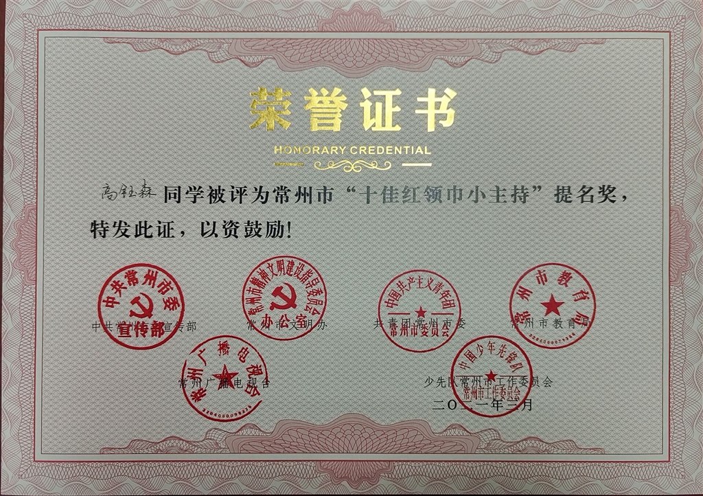常州市“十佳红领巾小主持（高钰森.jpg