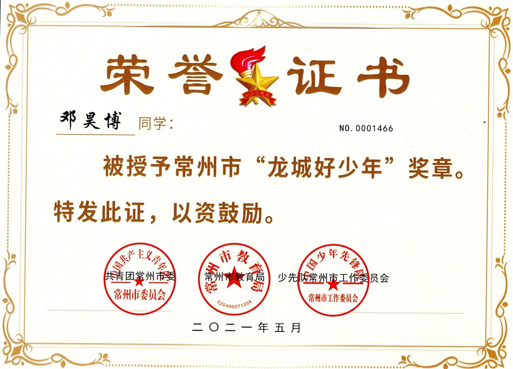 邓昊博市“龙城好少年.jpg