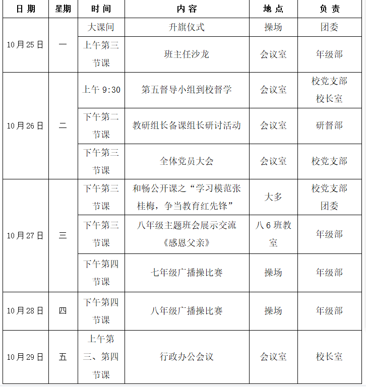 2021-2022学年第一学期第九周工作安排.png