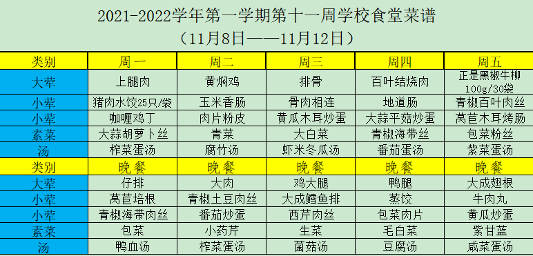 2021-2022学年第一学期第十一周学校食堂菜谱.png