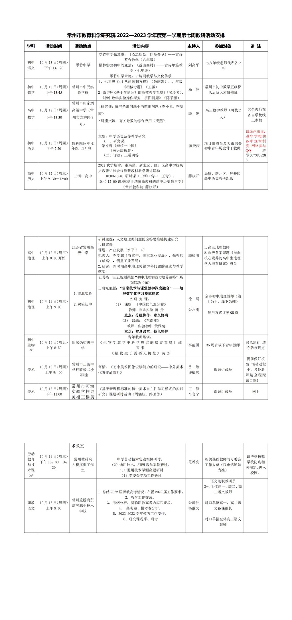 常州市教育科学研究院2022—2023学年度第一学期第七周教研活动安排_00.jpg