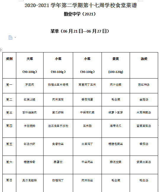 2020-2021学年第二学期第十七周学校食堂菜谱.png