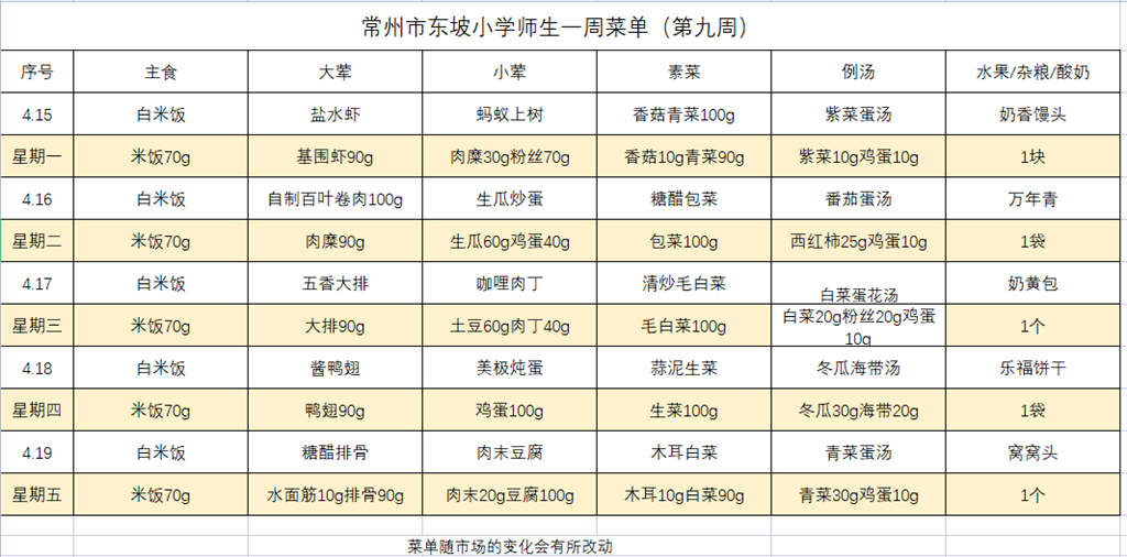 2024东坡小学学生菜单第九周4.15--4.19.png