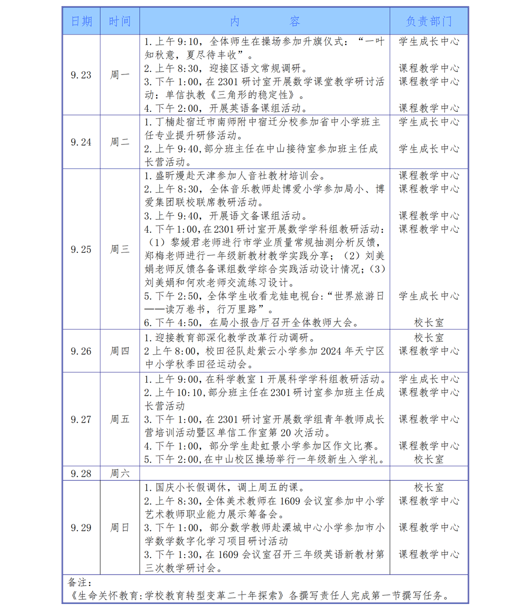 2024学年第一学期第四周工作安排（9月23日-9月29日）_00.png