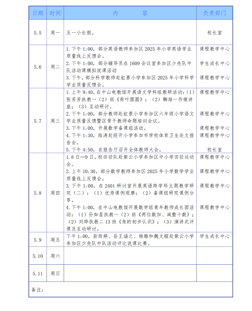 2024学年第二学期第十三周工作安排（5月5日-5月11日)_00.png