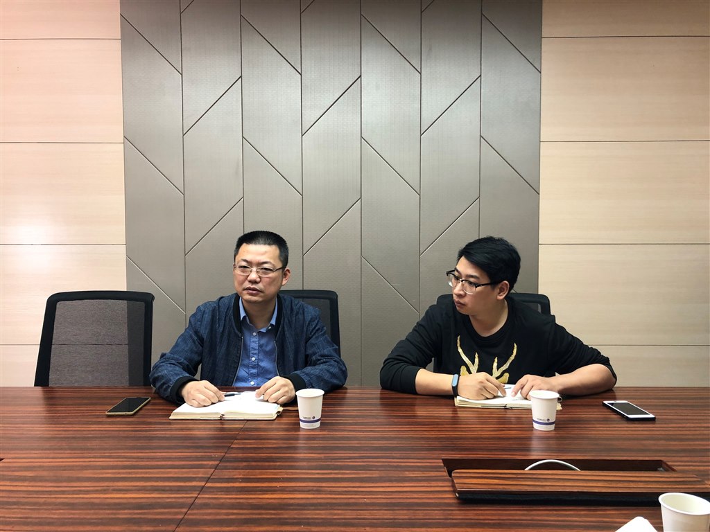 宝尊集团副总裁朱黎明、人力资源部经理吴伟.JPG