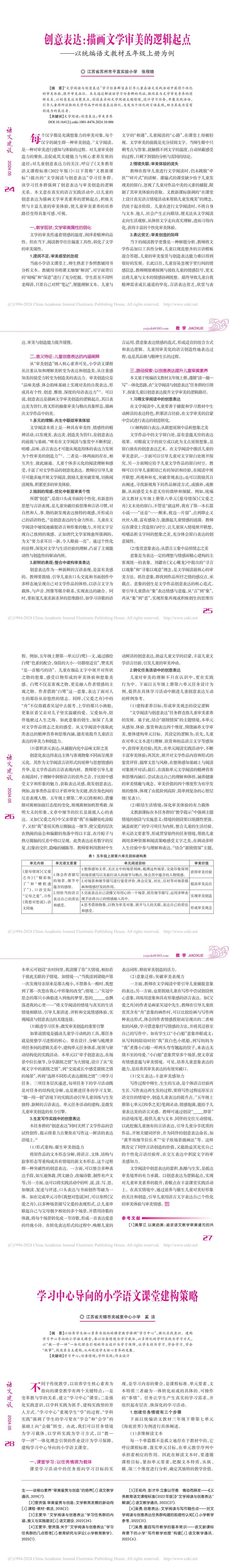 创意表达：描画文学审美的逻辑起点——以统编语文教材五年级上册为例-张程晓-转长图.jpg